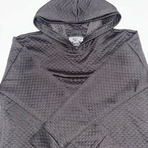 Victoria Sport Quilted Black Hoodie Jacket